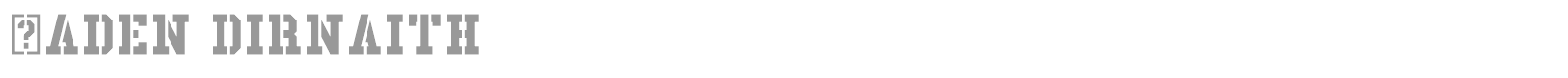 Laden Dirnaith font preview