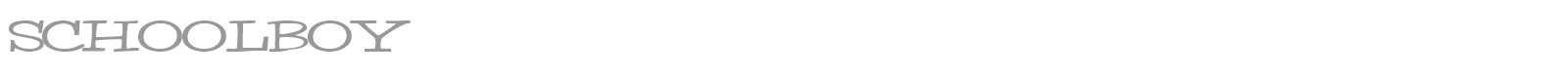 schoolboy font preview