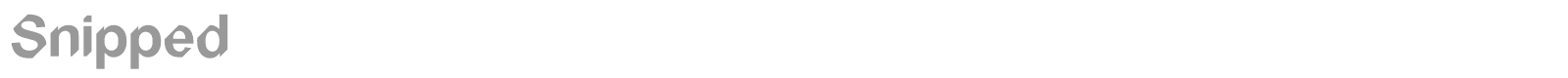 Snipped font preview