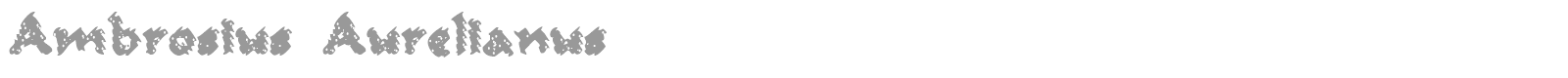 Ambrosius Aurelianus font preview