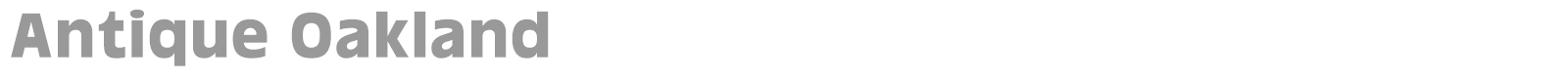 Antique Oakland font preview