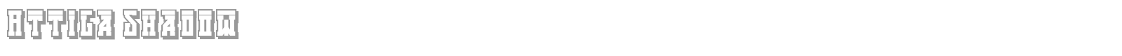 Attila font preview
