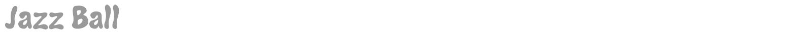 JazzBall font preview