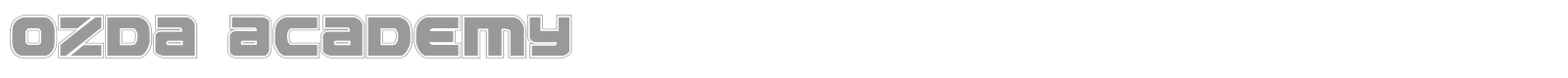 Ozda Leftalic font preview
