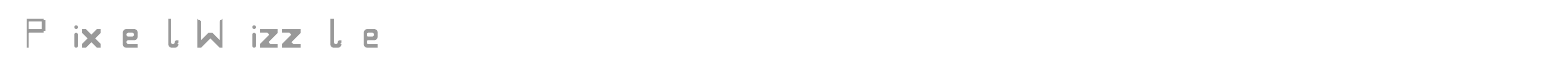 Pixel Wizzle font preview