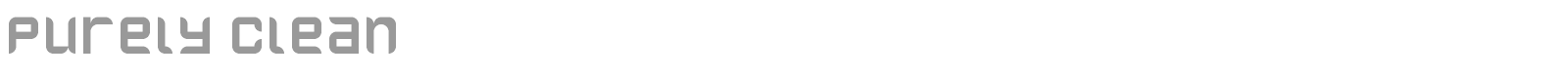 Purely Clean font preview