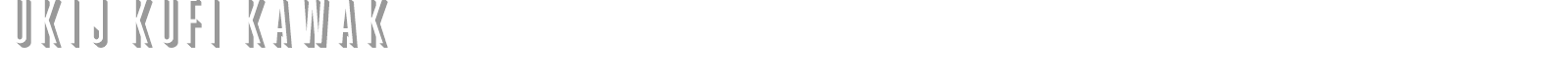UKIJ Kufi Kawak font preview