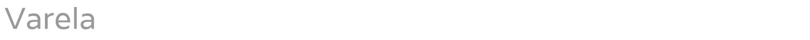 Varela font preview
