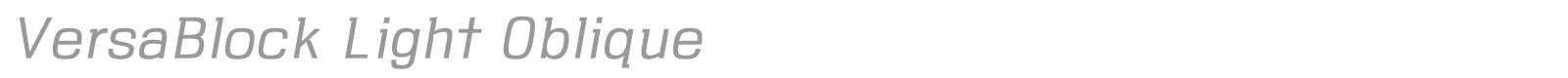 VersaBlock font preview