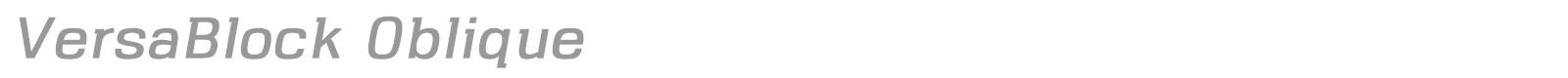 VersaBlock font preview