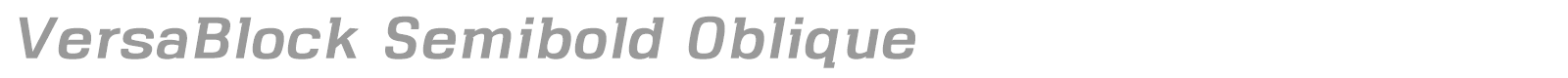 VersaBlock font preview