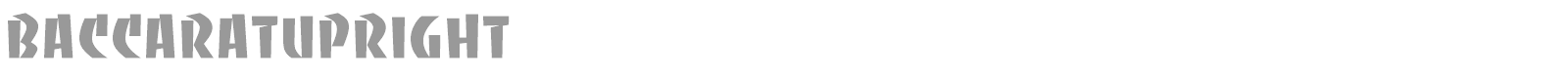 Baccarat font preview