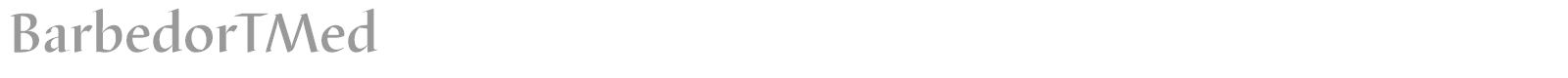 BarbedorTMed font preview