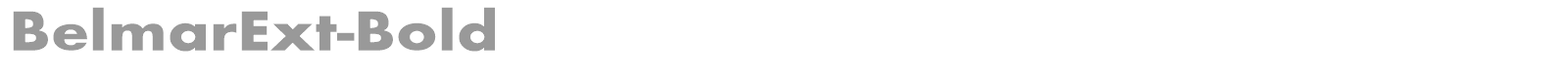 BelmarExt-Bold font preview