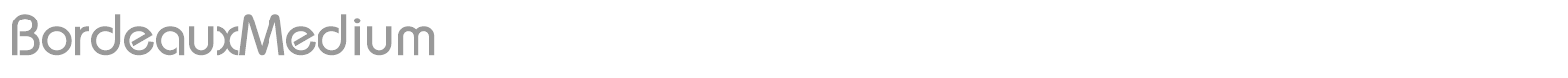 BordeauxMedium font preview