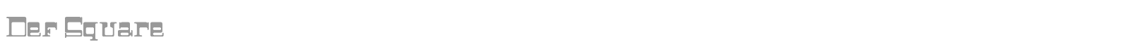 Def Square font preview