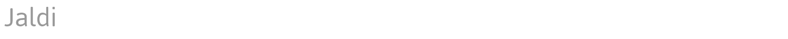 Jaldi font preview