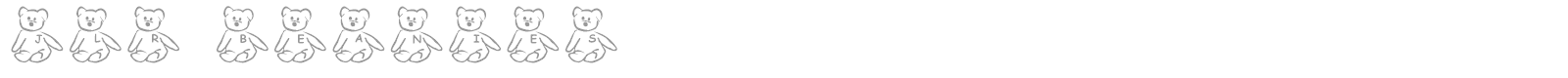 JLR Beanies font preview