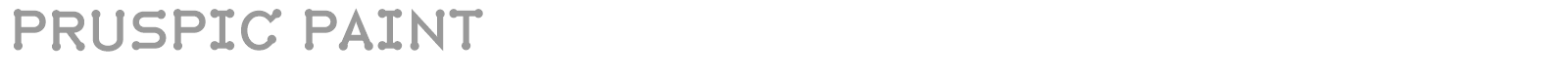 Pruspic Paint font preview