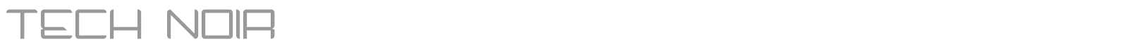 Tech Noir font preview