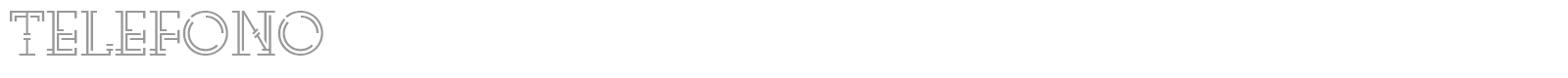 telefono font preview
