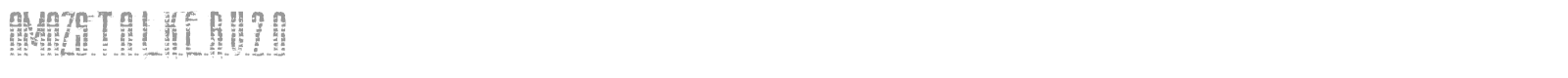 AmazS.T.A.L.K.E.R.v.2.0 font preview