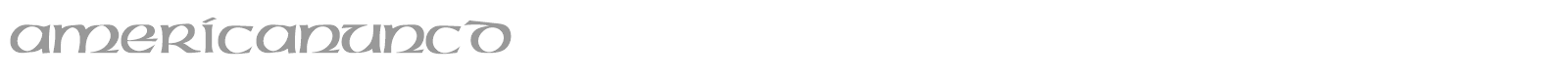 AmericanUncD font preview