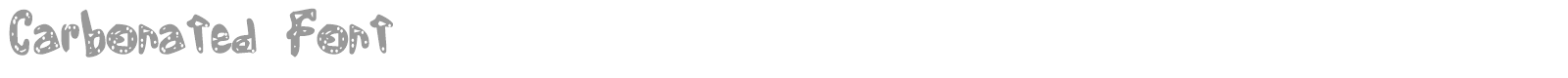 Carbonated Font font preview