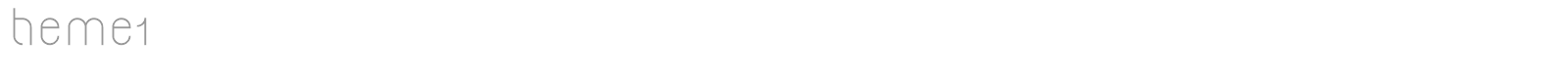 Heme1 font preview