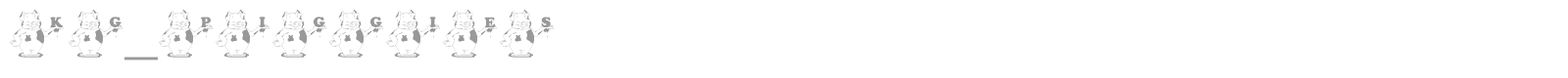 KG_PIGGIES font preview