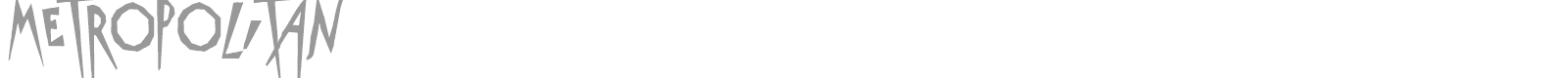 Metropolitan font preview
