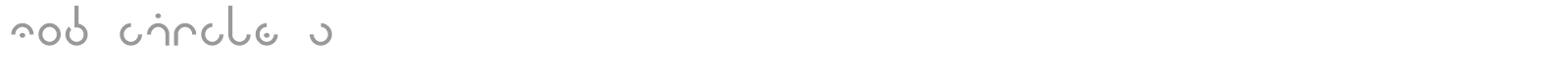 Mod Circle S font preview