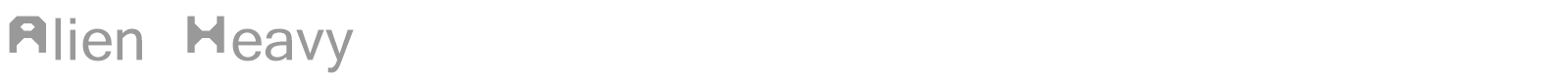 Alien Heavy font preview