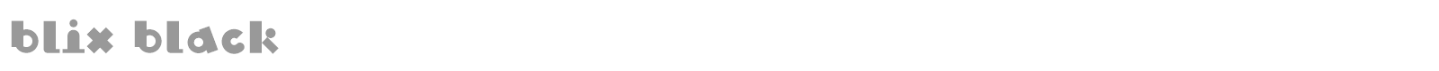 Blix font preview