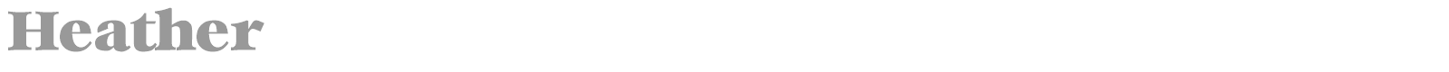 HEATHER font preview