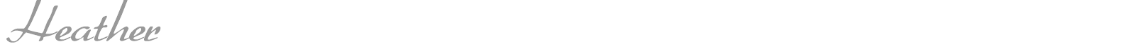 HEATHER font preview