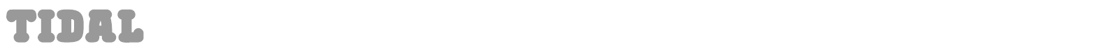 Tidal font preview