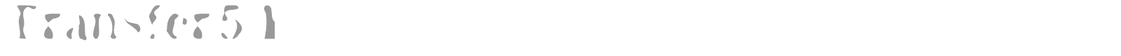 Transfer51 font preview