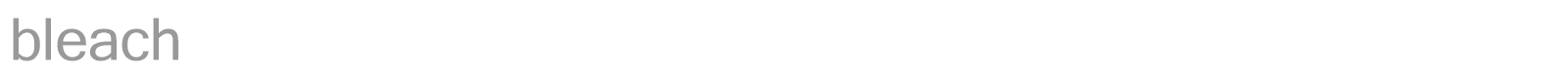 bleach font preview