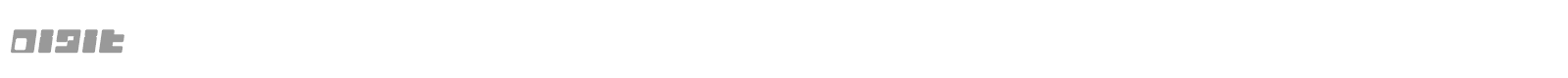 Digit font preview