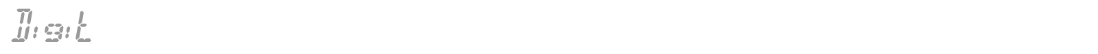 Digit font preview