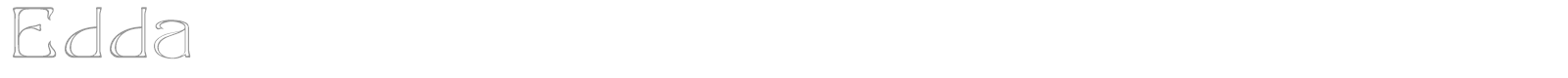 Edda font preview