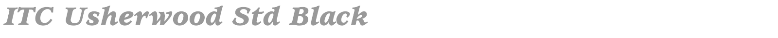 ITC Usherwood Std font preview