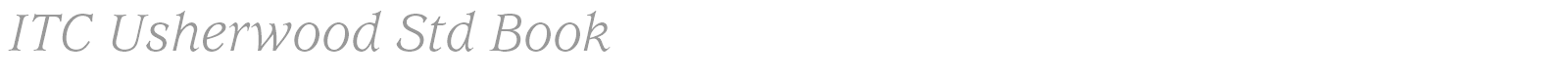ITC Usherwood Std font preview