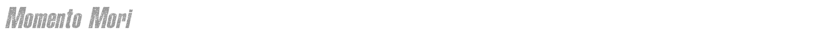 Momento Mori font preview