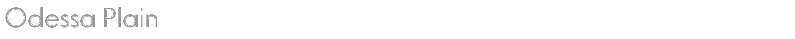 Odessa font preview