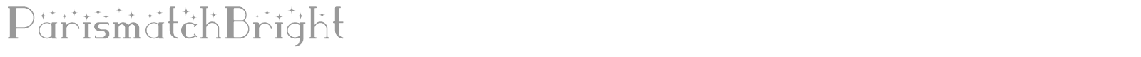 ParismatchBright font preview