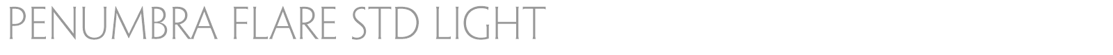 Penumbra Flare Std font preview