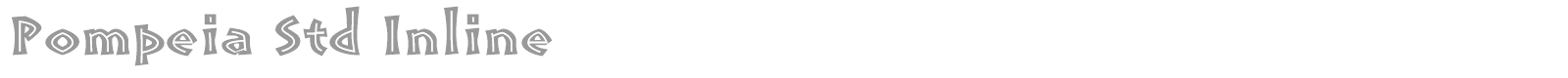 Pompeia Std font preview