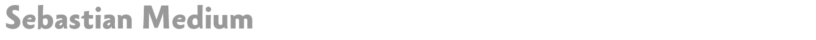 Sebastian Medium font preview